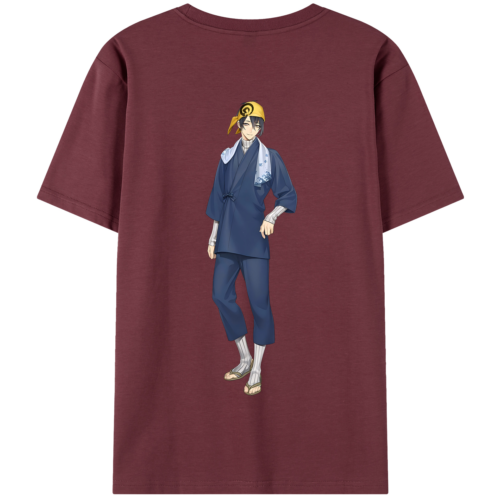 （画像用） 刀剣乱舞 Touken Ranbu 綿100％半袖Tシャツ（背面プリント）